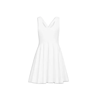 Alaïa ホワイトのワンピース Alaia Cotton Mini Dress