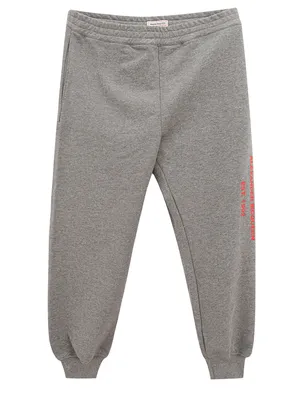 Alexander McQueen パンツ Graffiti logo sports trousers