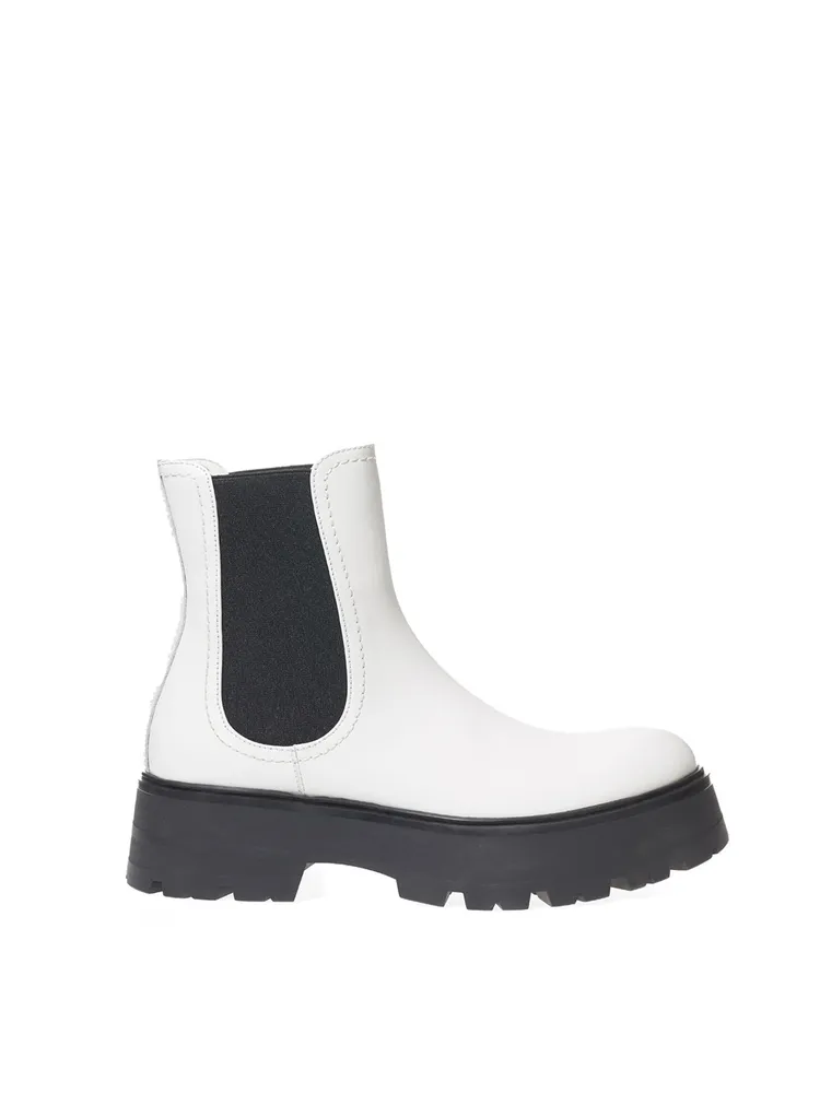 Alexander McQueen Two-Tone Chelsea Boots