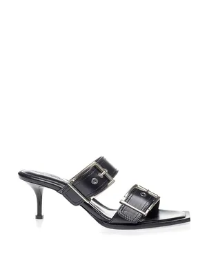 Alexander McQueen ベージュのサンダル Sandal with buckle