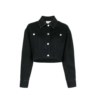 Alexander McQueen ブラックのデニム Denim Jacket
