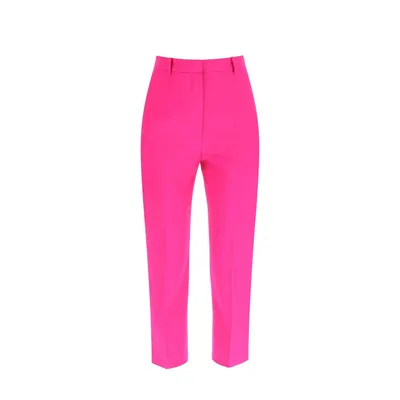 Alexander McQueen ピンクのパンツ Classic Wool Trousers
