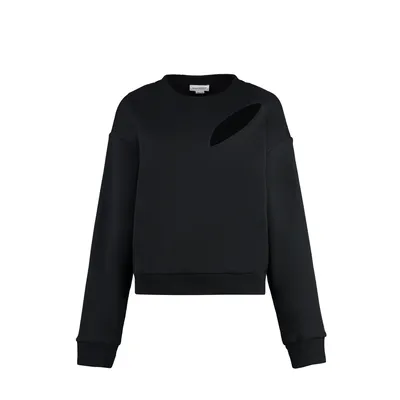 Alexander McQueen ブラックのスウェット Cotton Sweatshirt