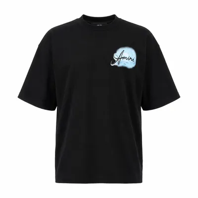 Amiri ブラックのTシャツ Paradise Brush T-Shirt Black