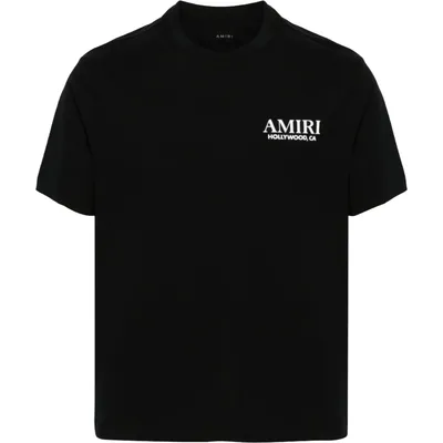 Amiri ブラックのTシャツ Bones Stacked T-Shirt Black