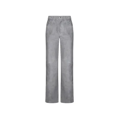 Amiri グレーのパンツ Leather Pants