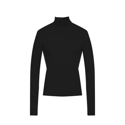 Balenciaga ブラックのニット Cashmere Blend Rib Knit Turtleneck