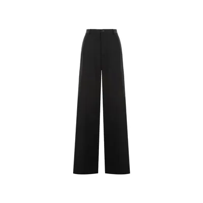 Balenciaga ブラックのパンツ Wool Flared Pants