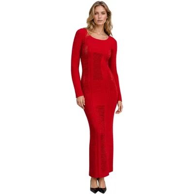 Balmain レッドのワンピース Dress Long Red