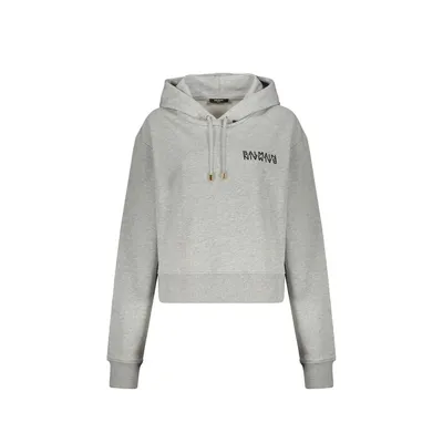 Balmain グレーのパーカー Logo Hoodie