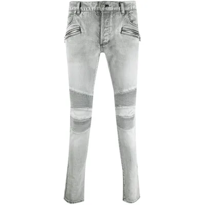Balmain グレーのデニム Jeans Slim Grey