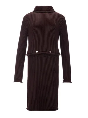 Bottega Veneta ワンピース Chunky Cotton Ribbed Dress