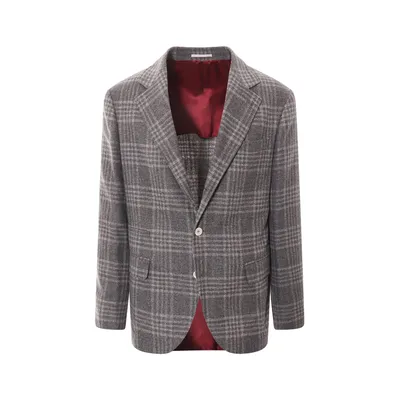 Brunello Cucinelli グレーのブレザー Blazer Jacket