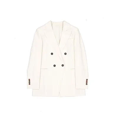 Brunello Cucinelli ホワイトのブレザー Blazer Jacket
