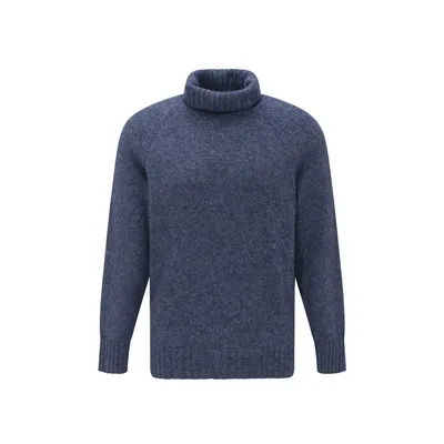Brunello Cucinelli ブルーのニット Turtleneck Sweater