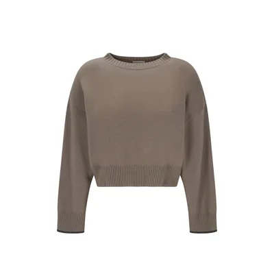 Brunello Cucinelli ベージュのニット Cashmere Sweater