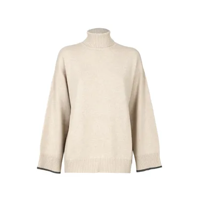 Brunello Cucinelli ベージュのニット Cashmere Sweater