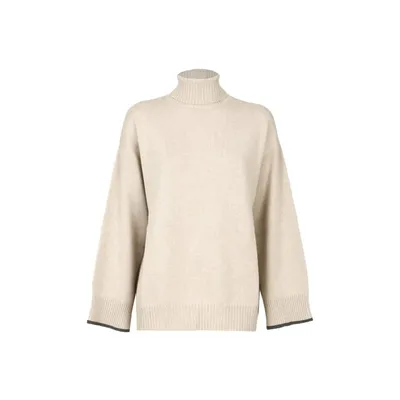 Brunello Cucinelli ベージュのニット Cashmere Sweater