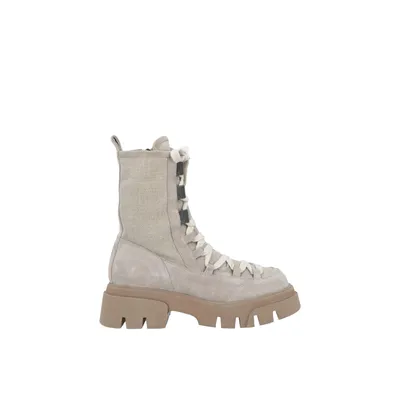 Brunello Cucinelli ベージュのブーツ Suede Boots