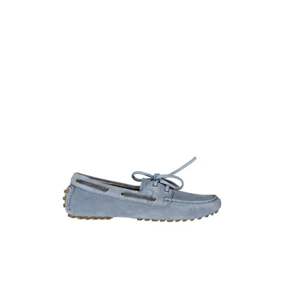 Brunello Cucinelli ブルーのローファー Suede Loafers