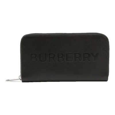 Burberry ブラックの財布 Leather Wallet Black