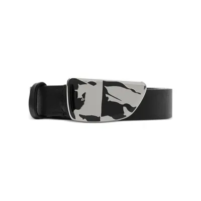 Burberry ブラックのベルト Unisex Belt Shield Split Ekd Black