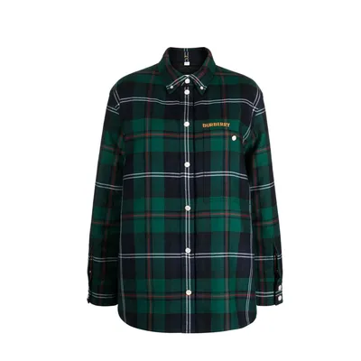 Burberry グリーンのジャケット Two-Piece Jacket