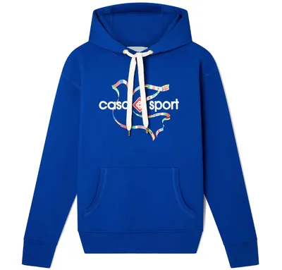 Casablanca ブルーのスウェット Drapeau Collombes Printed Sweatshirts Blue