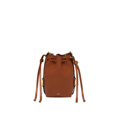 Chloé ブラウンのバッグ Micro Marcie Bucket Bag