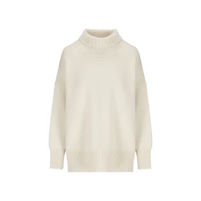 Chloé ホワイトのニット Cashmere Turtleneck Sweater