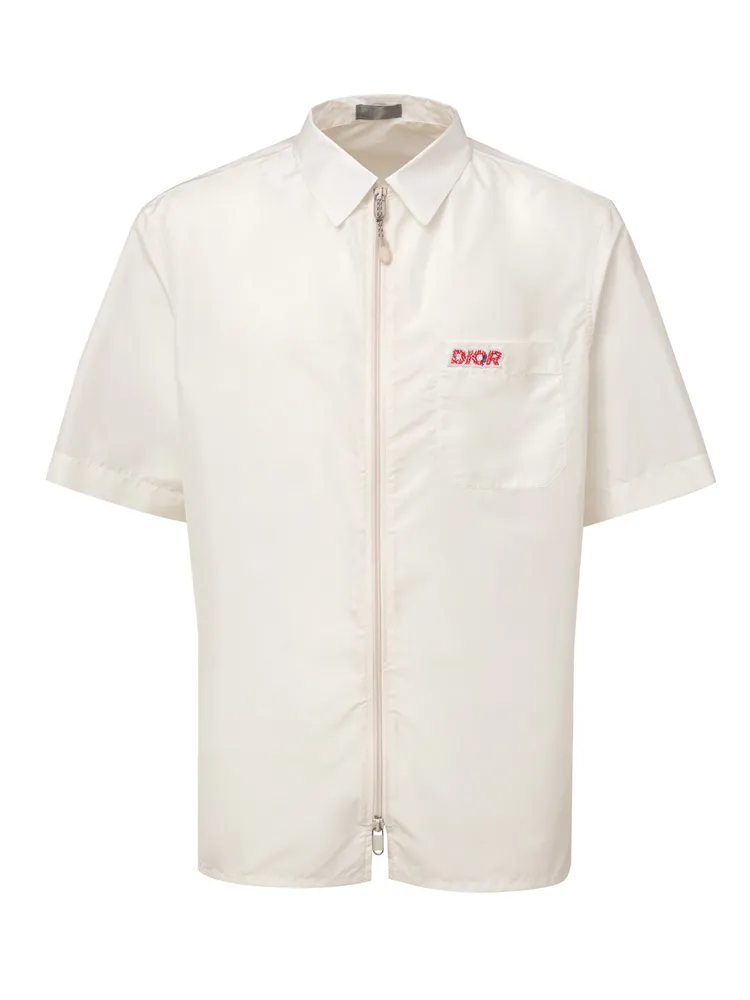 Dior Half-Sleeve Shirt White