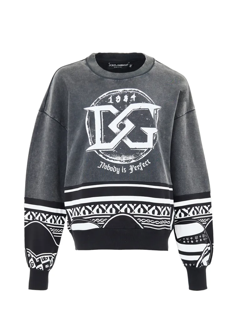 Dolce & Gabbana Crew Neck Sweatshirt Black