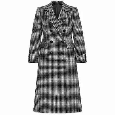 Dolce & Gabbana ブラックのコート Coat Double-Breasted pied-de-poule Black