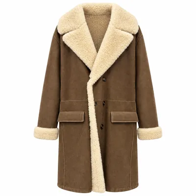 Dolce & Gabbana ブラウンのコート Coat Leather Brown