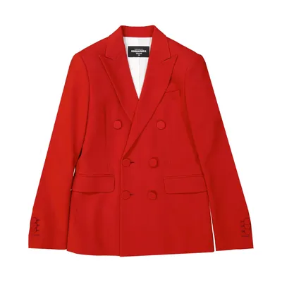 Dsquared2 レッドのジャケット Double-Breasted Jacket