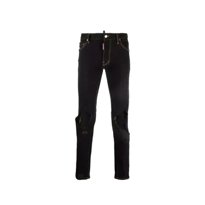 Dsquared2 ブラックのデニム Cotton Denim Jeans