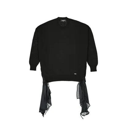 Dsquared2 ブラックのニット Cotton Sweater