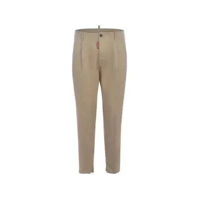 Dsquared2 ベージュのパンツ Cotton Trousers