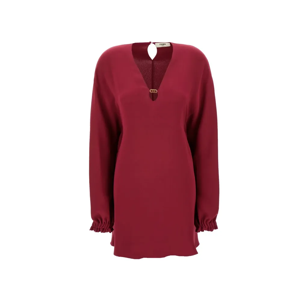 Fendi Cady Silk Dress