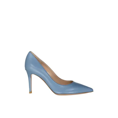 Gianvito Rossi ブルーのパンプス Leather Pumps