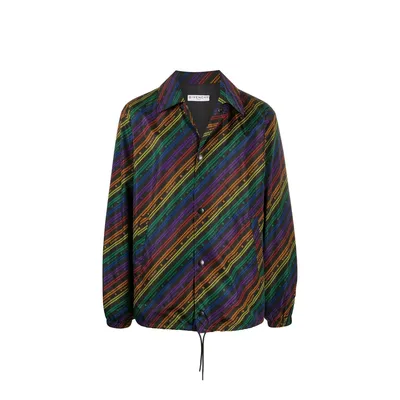 Givenchy ブラックのジャケット Rainbow Chain Nylon Jacket