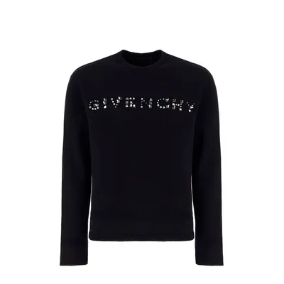 Givenchy ブラックのニット Logo Sweater