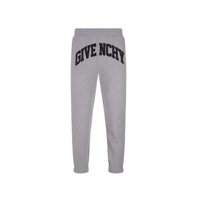 Givenchy グレーのパンツ Cotton Logo Sweatpants