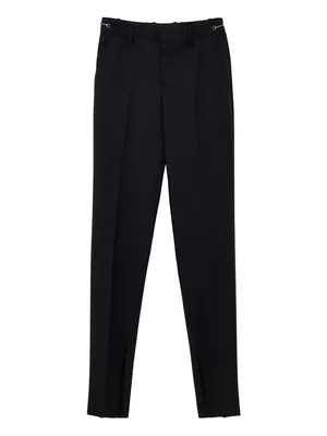 Gucci ブラックのパンツ Black Tailored Trousers with Metallic Detail