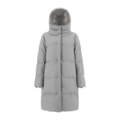 Herno グレーのコート Hooded Padded Coat
