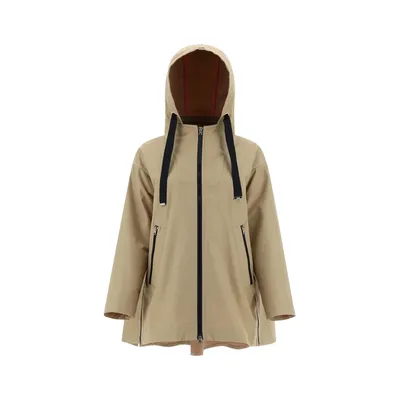 Herno ブラウンのジャケット Flared Jacket