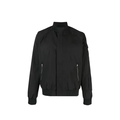 Herno ブラックのボンバージャケット Bomber Jacket