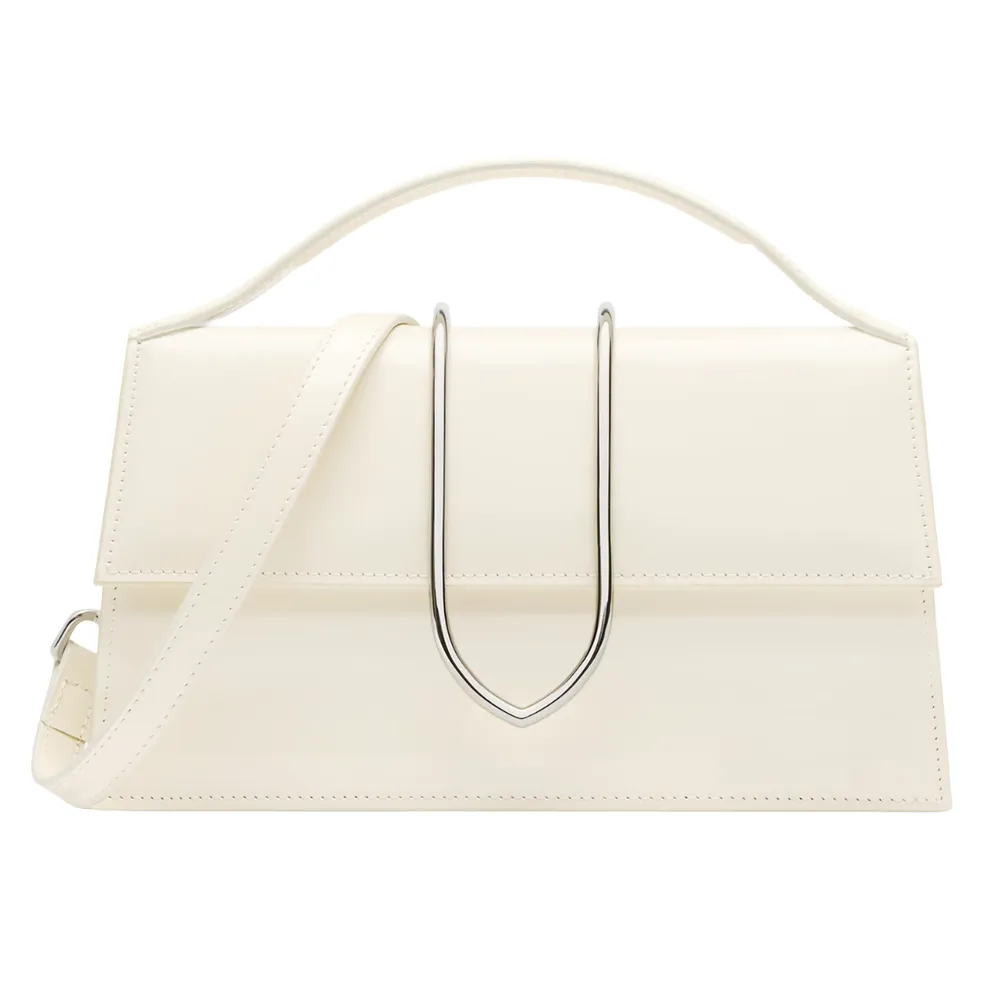 Jacquemus Bambino Crossbody Bags White
