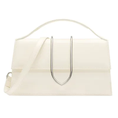 Jacquemus Bambino Crossbody Bags White