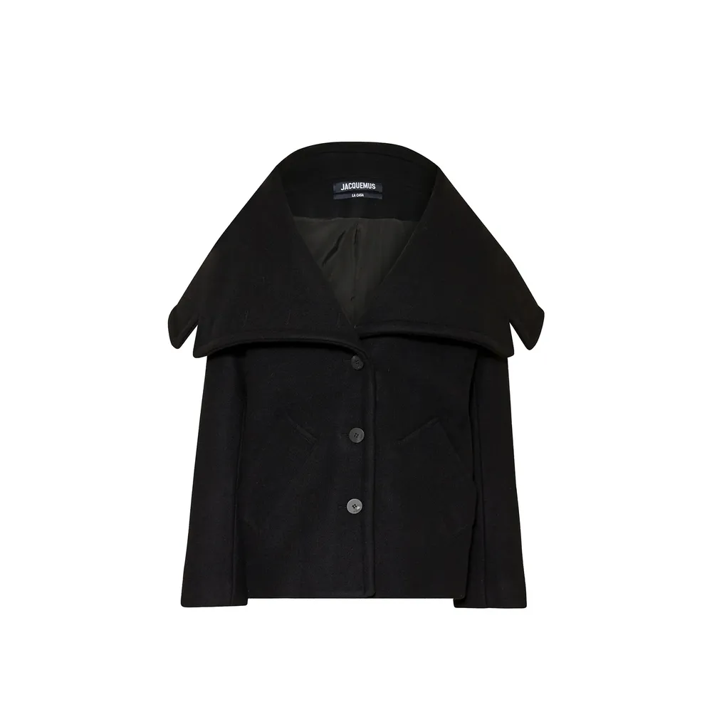 Jacquemus Le Caban Caruso Draped-collar Jacket
